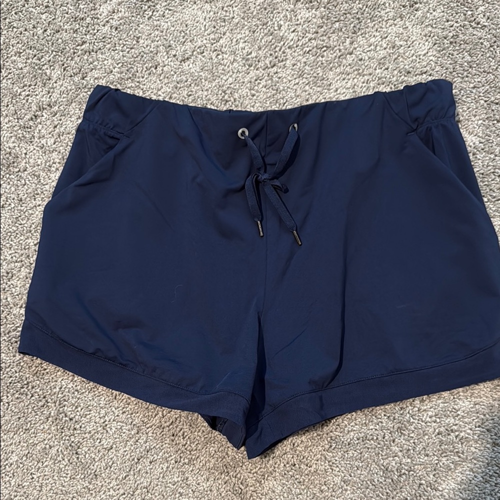 Avia Blue Athletic Shorts with Drawstring Waist